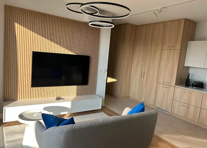 Appartement Aloha Neu, Modern, Zentrumsnah Szczecin